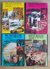 Nostalgia: Spotlight on the 20's, 30's, 40's & 50's. Four book set.