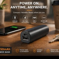 Portable Power Bank 3350mAh  Compact  Handy