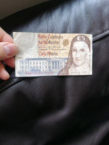 1998 Ireland Five Pound Banknote