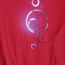 Red long sleeve detailed cotton top size UK20/22 Postage included Image 3