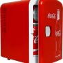 Coca Cola Mini Fridge 4 L/6 Can Portable Fridge/Mini Cooler Refrigerator for Food Beverages Drinks Skincare Snacks Home Bedroom Office Dorm Travel Car Boat, AC & DC Plugs Included (FREE POSTAGE) Image 6