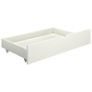 Bed Frame with 2 Drawers White Solid Pine Wood 100x200 cm Image 9