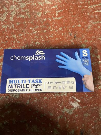 Nitrile Powder Free Disposable Gloves - Size S - 10 Packs Of 100