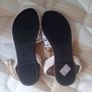 White Crochet Slip-on Sandals Image 5