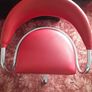 Red Leather Swivel Chair/s Image 10
