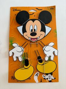 Disney's Mickey Halloween Pumpkin Push-ins Decoration Kit 5 piece set