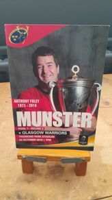 Anthony Foley - Commemorative Program - Munster Rugby