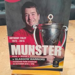 Anthony Foley - Commemorative Program - Munster Rugby