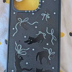 CASETiFY Matte Black Cat Bounce Case for Apple iPhone 14 Pro