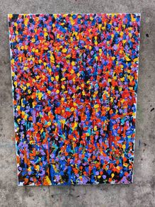 Broken Flowers  Original Abstract Painting