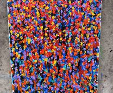 Broken Flowers  Original Abstract Painting