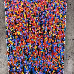 Broken Flowers  Original Abstract Painting