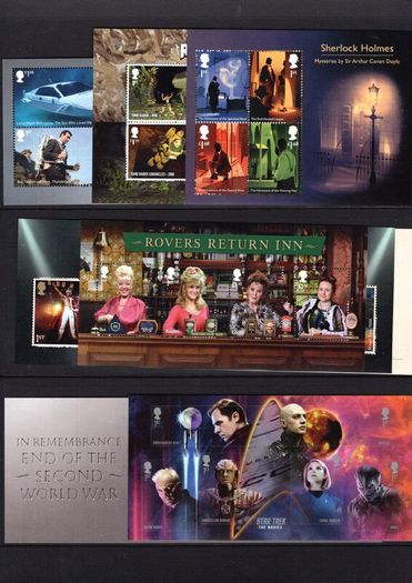 2020 Great Britain Commemorative Stamps Year Pack (includes 6 image showing contents)