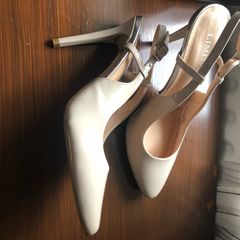 cream shoes