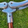 Vintage 1950s Featherwate Shooting Stick  Seat Cane Image 7