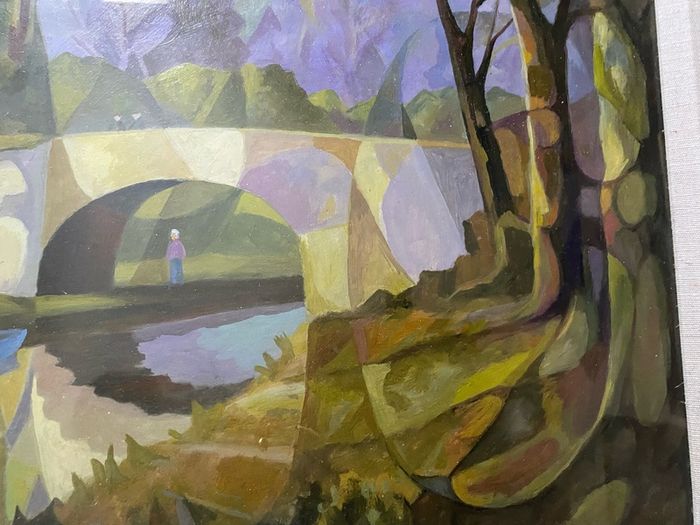 Oil on canvas painting signrd and dated 1988 by Tom MCASSEY is an artist born in the 20th century.
