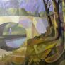 Oil on canvas painting signrd and dated 1988 by Tom MCASSEY is an artist born in the 20th century. Image 4