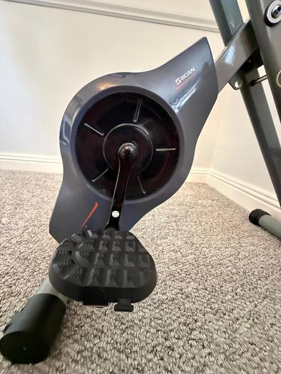 BCAN Folding Exercise Bike with Magnetic Resistance, Pulse Monitor and Comfortable Seat