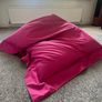 Giant XL Bean Bag 130 x 140cm  Pink 40 Euro Image 2