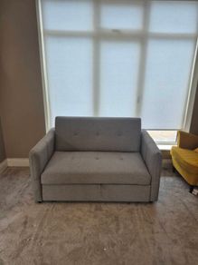 Grey 2 Seater Sofa Bed - Excellent Condition