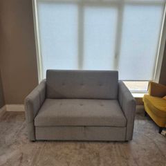 Grey 2 Seater Sofa Bed - Excellent Condition