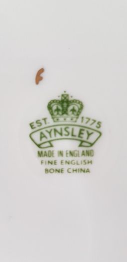Aynsley gilt hand painted decorative plate