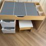 Build and Store Wooden Lego Desk Image 2