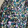 PAPAYA black floral floaty dress Sz 16UK (Fit 12-16UK) Image 3