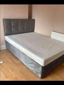 New Stylish single ,Double 4ft, 4ft6, King 5ft And 6ft Superking Sizes Divan Beds Instock. Drawers And Optional Tufted Mattresses Available. Free Delivery