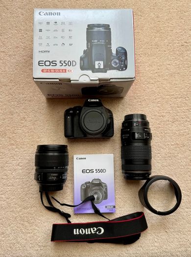 Canon EOS 550D Two Lens System