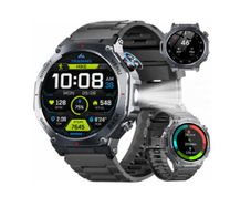 Jugeman Smart Watch for Men, 1.43" AMOLED Military Smart Watch