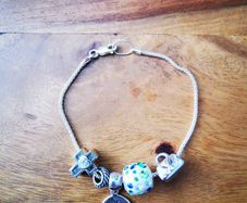 Tara's Diary Blessing bracelet with charms (silver 925)