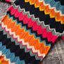 Boboli Chevron Zig-Zag & Striped Knit Dress Image 7