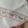 Handmade Traditional Madeira Embroidered Baby comfort  100% Cotton Image 2