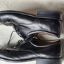 Mens Black Leather Shoes - Size 11 Image 4