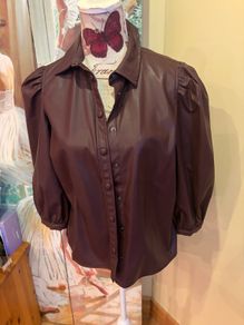 Ladies leather shirt