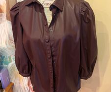 Ladies leather shirt