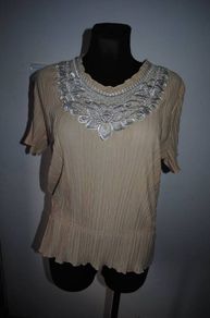 Brand new beige top size UK16 EU44 Postage included