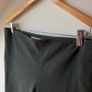 COS Olive Green Slim Fit Ankle Zip Trousers Pants Image 3