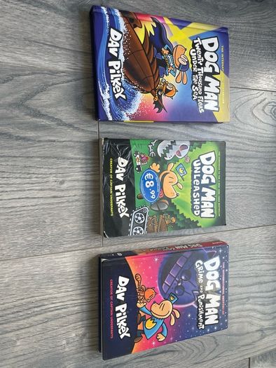 Selection of dog man books
