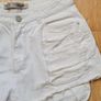 White denim shorts Image 4