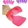 Plastic Toe Nail Soak Off Cap Clips Image 2