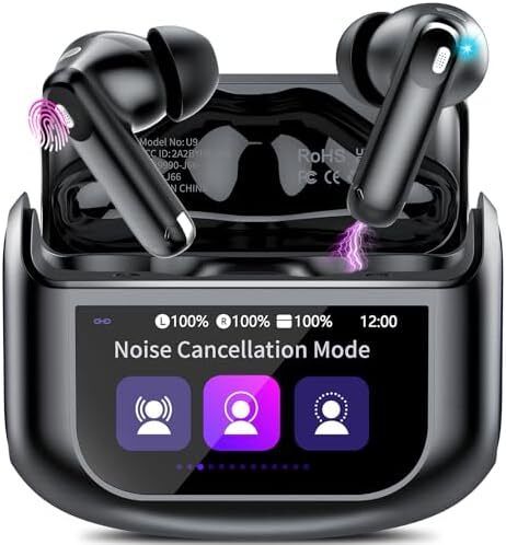 Active Noise Cancelling Wireless Earbuds 48H - Premium Sound - Brand New