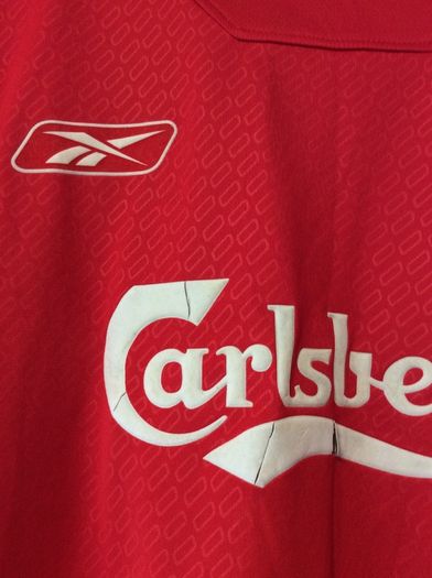 Liverpool Jersey. Official Reebok Mens Home Jersey Season 2004-2006.Original From The Time. Not A Modern Day Remake.