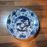 Antique Chinese blue and white dish, Ming dynasty, Wanli (1572-1620) and 18th Century Plate Image 2
