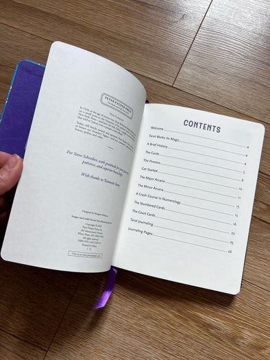 notebook tarot journal