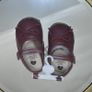 Baby Girls Wine Shoes. Size 13 Image 3