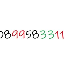 New VIP Gold Lucky Memorable Number Sim Card