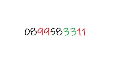 New VIP Gold Lucky Memorable Number Sim Card