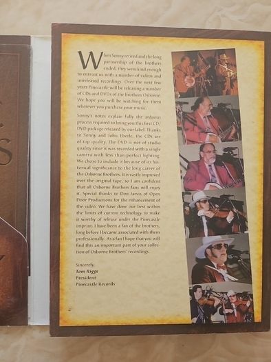 The Osborne Brothers 2CD + DVD Boxset  - Live In Germany